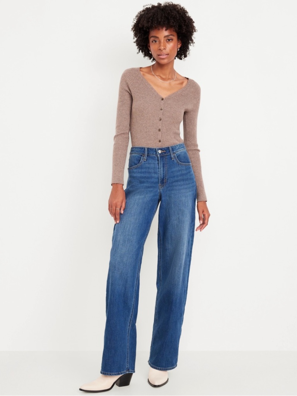 Old Navy High Waisted Wow Wide Leg Jeans